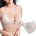 BILYCAT Strapless Bra,Adhesive Silicone Reusable Invisible Push-up Bra