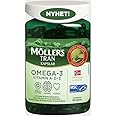 Moller's Moller’s ® | Omega-3 Capsules | Fish Oil | 160 Capsules | Nordic Omega-3 Dietary Supplement with EPA and DHA and Vitamins A, D and E | 166-year-old-brand | Daily Health