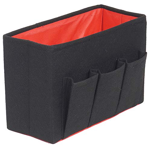 PrettyKrafts Magazine/Files Organiser – MultiUtility Storage Box Files/Catalogues Sorter – Desk Organizer – Black