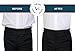 Shirt Stay Plus World's Best Shirt Stays for Men Police and Military Made in The USA (Y-Style in White, Select Series) (1 Pair of Shirt Garters)
