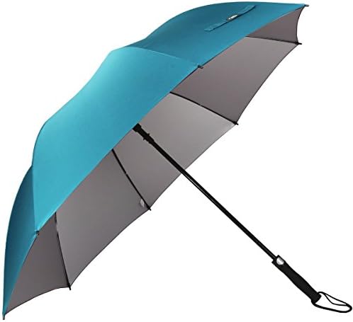 G4free 傘 長傘 メンズ ワンタッチ 高強度グラスファイバー8本骨 直径130cm Teflon加工 シルバーコーティング 即納 軽量 梅雨対策 大型 おしゃれ 丈夫 防風 収納ポーチ付き 撥水加工
