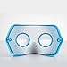 DSCVR Headset inspired by Google Cardboard v2 IO 2015 VR Gear for Apple iPhone and Android Smartphones - Google WWGC Certified Virtual Reality Viewer (Blue)