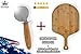 Pizza Royale Ethically Sourced Premium Natural Bamboo Pizza Cutter Wheel