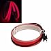 Lysignal 3ft/1M Neon Glowing Strobing Electroluminescent Robbin EL Tape/Belt/Strip with Battery Pack for Cosplay Dress Festival Halloween Christmas Party Decoration (Red)