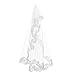 Thrsaeyi Women's Applique One Layer Ivory Wedding Bridal Veil