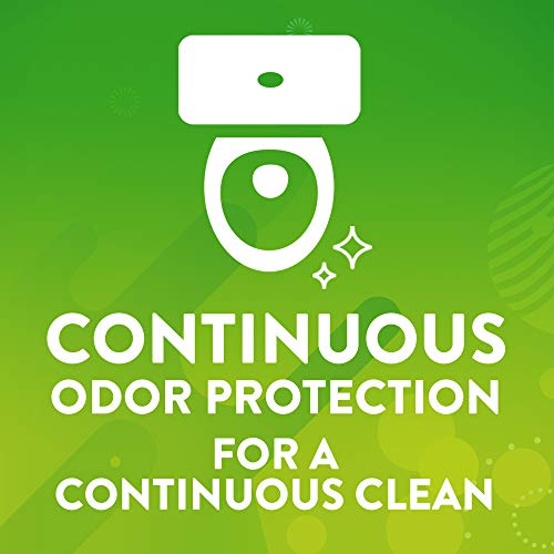 SCRUBBING BUBBLES CONTINUOUS CLEAN TOILET DROP-INS, AUTOMATIC BLUE TOILET BOWL CLEANER, SEPTIC-SAFE TANK TABLETS REMOVE HARD WATER MINERALS & LIMESCALE, STAIN & SMELL PROTECTION, 5 COUNT (PACK OF 1)