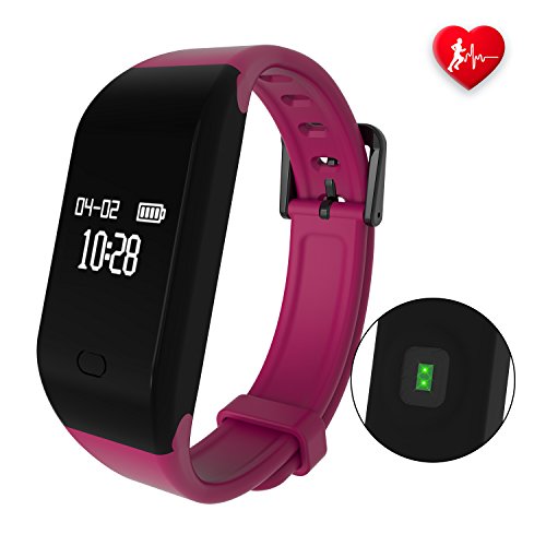Fitpolo Fitness Tracker HR,Activity Tracker with Heart Rate Monitor, IP67 Waterproof Smart Bracelet, Fitness Watch with Calorie Counter,Sleep Monitor,Pedometer Watch for Kids Women and Men