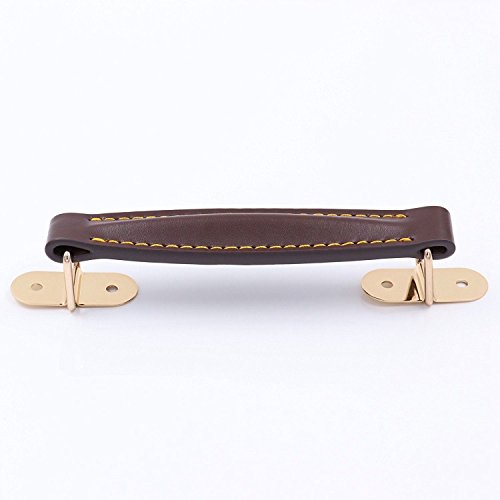 TOOGOO Amplifier Leather Handle Strap For Marshall AS50D AS100D Guitar AMP Speaker Cabinet(Brown)