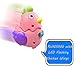 UNGLINGA Large Prefilled Wind Up Chicks Easter Eggs Basket Stuffers Decorations for Toddler Boys Girls Kids Gift LED Flashing Chicken Wings Toy Fillers Party Supplies with Stickers