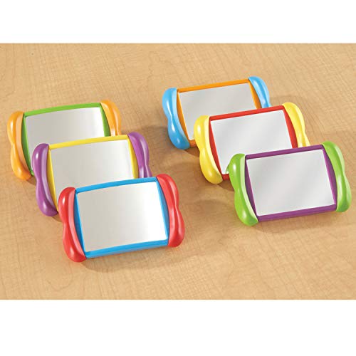 Learning Resources All About Me 2 in 1 Mirrors 6 Pieces, Ages 18