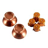 eXtremeRate Metal Gold Alumium Alloy Thumbsticks