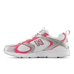 New Balance Men's 408 V1 Sneaker, White/Silver