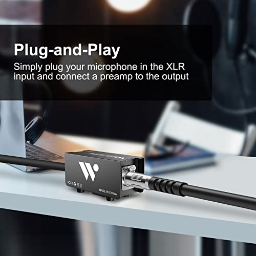 Dynamic Microphones Preamps, Ribbon Mic Activator XLR Preamp Booster