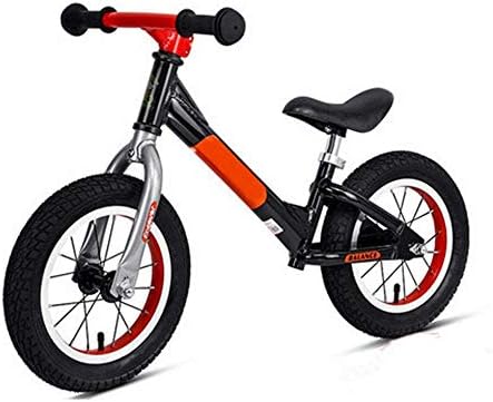 Wxq Xq 子供のバランスバイク子供軽量12 アルミ製バランスバイクアンチスリップハンドルノーペダル幼児スポーツトレーニングウォーキング自転車については年齢18ヶ月間6歳の男の子と女の子のトレーニング膿へ Color ブランド品 12inches Black Size
