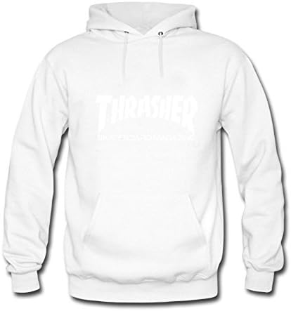 Tomoin Men's Thrasher Skateboard Hoodies Long Sleeve O Neck Hoody