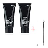 PILATEN blackhead remover,Tearing style Deep Cleansing purifying peel off the Black head,acne treatment,black mud face mask 60g (Pack of 2 boxes)