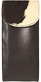 ILI Womens Leather Double Eyeglass Holder Case