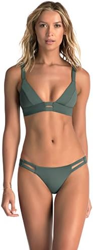 Vitamin A Women's Sage Ecolux Neutra Triangle Bralette Bikini Top Sage Ecolux 6