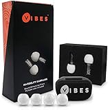 Vibes High Fidelity Concert Earplugs - Hearing Protection Ear Plugs Noise Reduction for Concerts, Fitness Classes, Motorcycle, Sensory Disorders (Tinnitus Relief &amp; Autism) - As Seen on Shark Tank