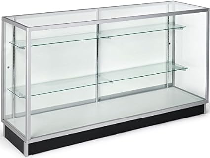 Amazon Com Free Standing Glass Display Case 70 X 38 X 20 Inch