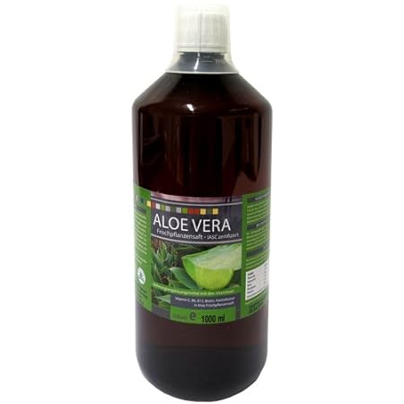 HNK Aloe Vera Saft - 1000 ml | IASC Qualitätssiegel | 99,6 Reiner Frischpflanzensaft und keine Rückverdünnung aus Konzentrat 