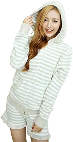 Luanna Jena QW626 Women’s Pajamas, Spring and Summer, Top and Bottom Set of 2