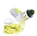 Maestoware Tri-Blade Spiral Slicer - Spiralizer Cutter Veggie Pasta Maker Cuts Zucchini & Other Vegetables into Spaghetti, Fettuccine & Julienne Ribbons - Easy to Use