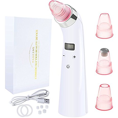 Brush Master Blackhead Suction Remover Facial Pore Cleanser Acne Comedone Extractor Blackhead Removal Vacuum Tool Kit Electric Comedo Suction Microdermabrasion Beauty Device Electronic