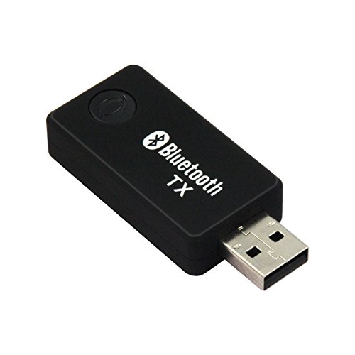 Hulorry Bluetooth transmitte Portable Stereo Audio 3.5mm Wireless Bluetooth Transmitter Audio Adapter for TV DVD PC CD Player MP3/MP4