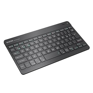 エレコム ワイヤレス キーボード Bluetooth Slint 超薄型 充電式 日本語配列 3台マルチペアリング OS自動識別 TK-TM15BPGM/EC