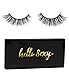 Icona Lashes False Eyelashes Pack - Fake Eyelashes Extensions - Soft, Fluffy Falsies with Tapered Ends & Professional-Grade Band - Handmade, Vegan, Reusable - Natural Black - Make Him Miss Me