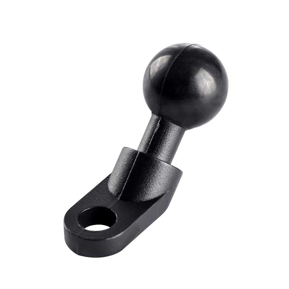 Asudaro Fixed Base Ball Mount, Ball Head Fixing Ball Head Mount Adapter Insulating Ball Bracket Cushions Shock Base Crooked Ball head, For Motorcycle Bike Scooter