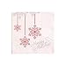 Christmas Disposable Partyware Combo Set | Heavyweight Paper Plates (80), Cups (40), Napkins (40), & Plastic Cutlery (120) | Excellent for Birthdays, Holidays, & More | White (280 Pack)