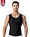 Leo Compression Vest Tummy Control Shapewear for Men - Back Support Posture Corrector Mens Body Shaper
