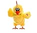 ON Toy Doll Laying Egg Electric Plush Crazy Chicken with Lights Sound Music