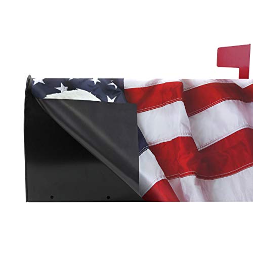 MAHU Magnetic Mailbox Cover American Flag Bald Eagle Animal Post Box Letter Cover Mailbox Wrap for Home Garden Yard Decor, 20.7''x18.03''