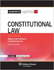 Amazon Com Casenote Legal Briefs Constitutional Law