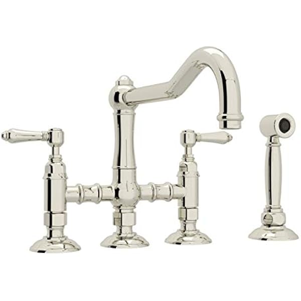 Rohl A1458lmwspn 2 Kitchen Faucets Polished Nickel Touch On Kitchen Sink Faucets Amazon Com
