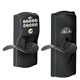 Schlage Home Keypad Lever With Camelot Trim & Z-Wave Technology (Aged Bronze)