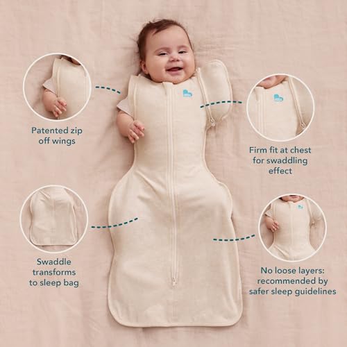 Love to Dream Swaddle UP Transition Bag, Gentle Arms-Up Transition Swaddle, 0.2 TOG