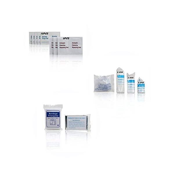 Eggsnow-First-Aid-Kit-Medical-Kit-Emergency-Bag-69-PieceCompact-Survival-Kit-and-Comprehensive-Ideal-for-Home-Auto-Travel-Road-Trips-CampingSport-and-Wilderness-Survival