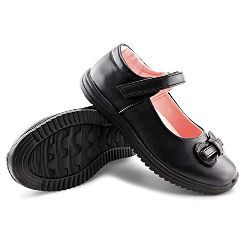 JABASIC Girls School Dress Shoes Mary Jane Flats (7M,Black) Pricepulse