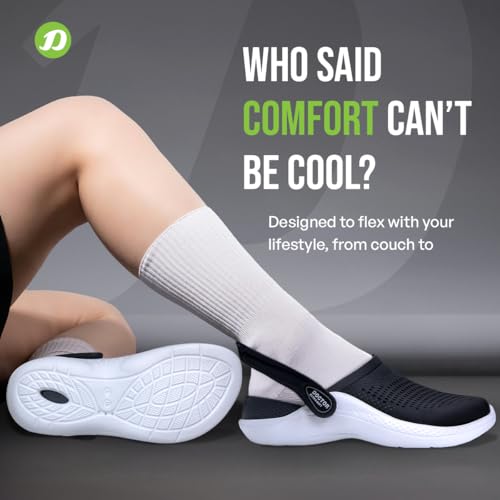 DOCTOR EXTRA SOFT Men's Classic Casual Sports Clogs/Sandals with Adjustable Back Strap for Adult | Comfortable & LightWeight| Stylish & Anti-Skid| Waterproof & Everyday Use Mules for Gents/Boys D-513
