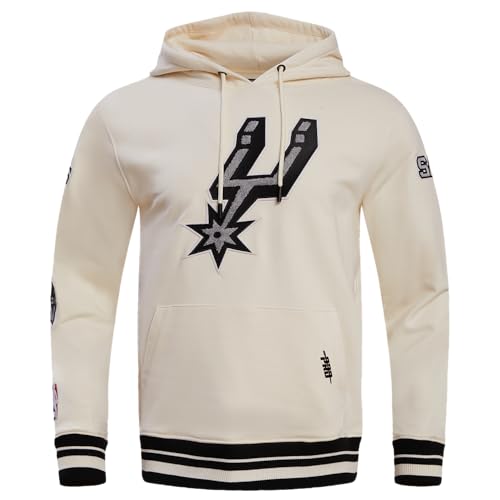 Pro Standard Mens NBA San Antonio Spurs Retro Classics Pull Over Hoodie