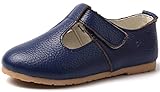 PPXID Girl's Sweet Soft Leather Oxford Shoes