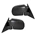 Driver and Passenger Manual Side View Mirrors Textured Replacement for Chevrolet GMC Isuzu Pickup Truck SUV 15193316 15172864 AutoAndArt