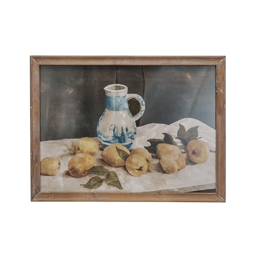Creative Co-Op Citrus Charm Framed Wall Art, Multicolor