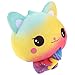 Squishies Jumbo Ice Cream Cat, VLAMPO Slow Rising Stress Relief Squishy Toys Super Soft Kawaii Scented Decoration Toys Squishy Fun Collection for Kids & Adults (Rainbow)