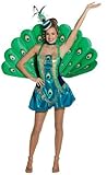 Rasta Women's Imposta Peacock Costume, Multi, Small/Medium