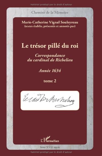 Correspondance du cardinal de Richelieu